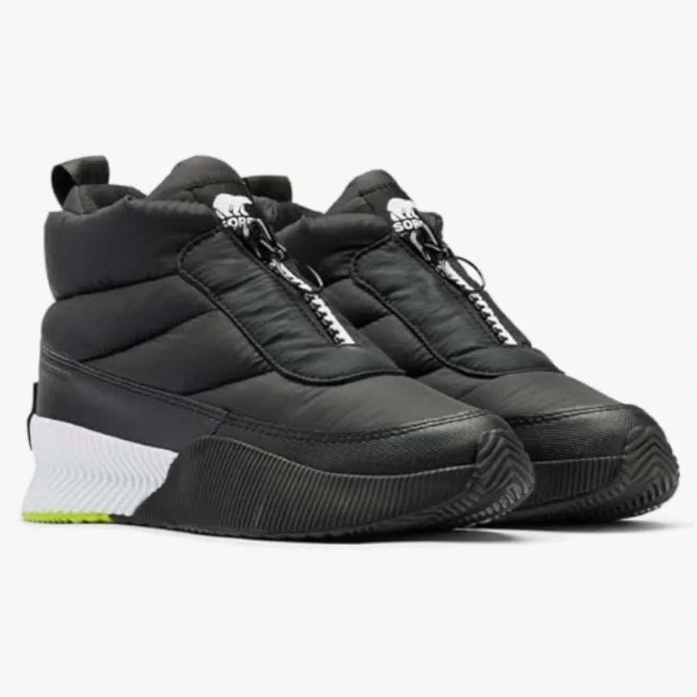 Sorel Out N About™ III Puffy Zip Black/White 6.5